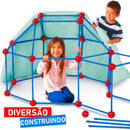 Kit de Construção Cabana Kids + Lona (BRINDE!) + Ebook Desenvolvimento Infantil (BRINDE!)